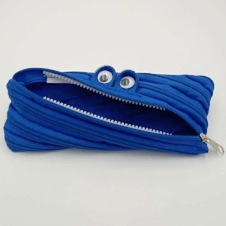 Cute Monster Zipper Pencil Case Funny Creative Student Pen Pouch