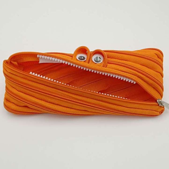 Cute Monster Zipper Pencil Case Funny Creative Student Pen Pouch
