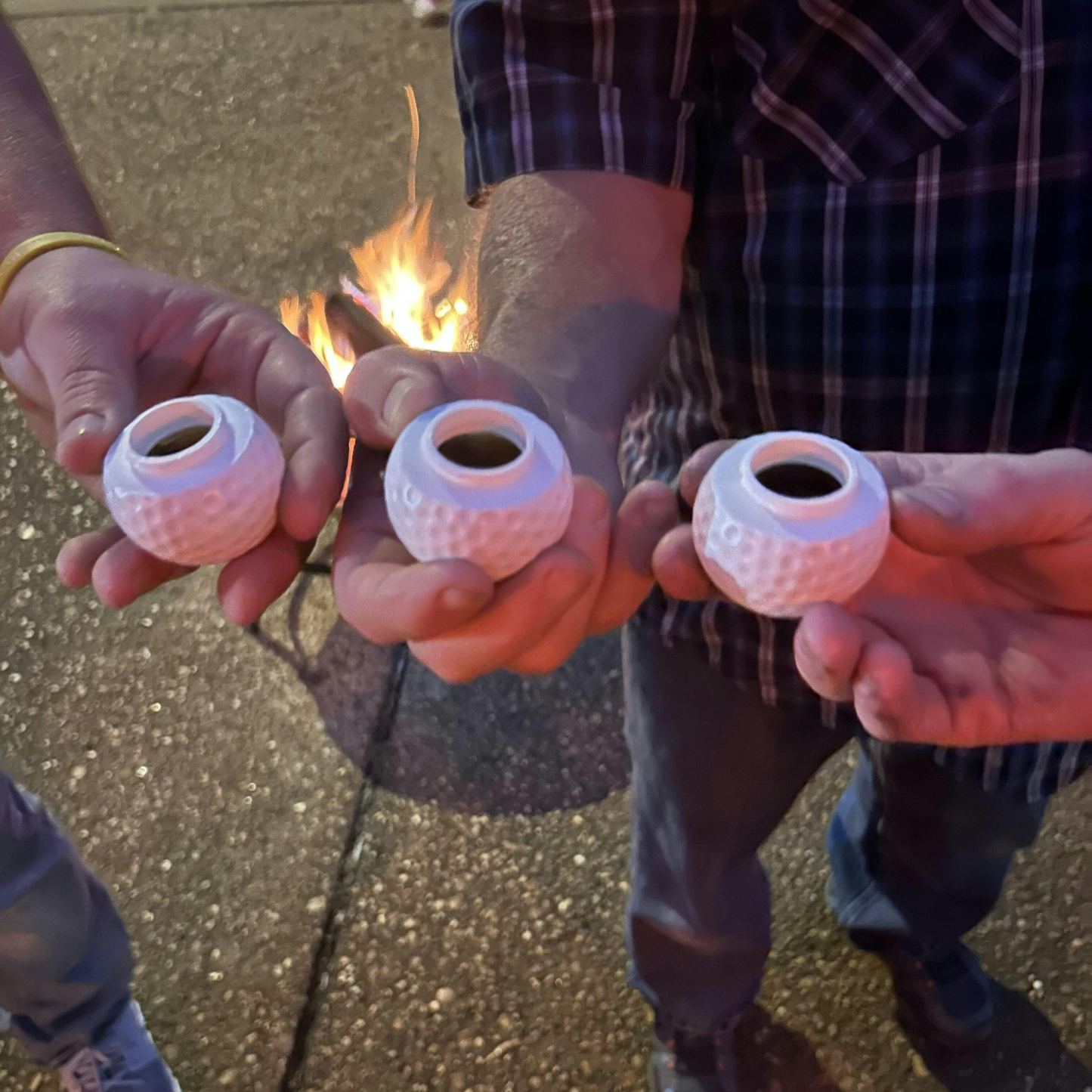 Golf Shot Glass Set Fun Drink Sport Shots for Golf Lovers & Parties 3pc/box - Get Photo Blanket