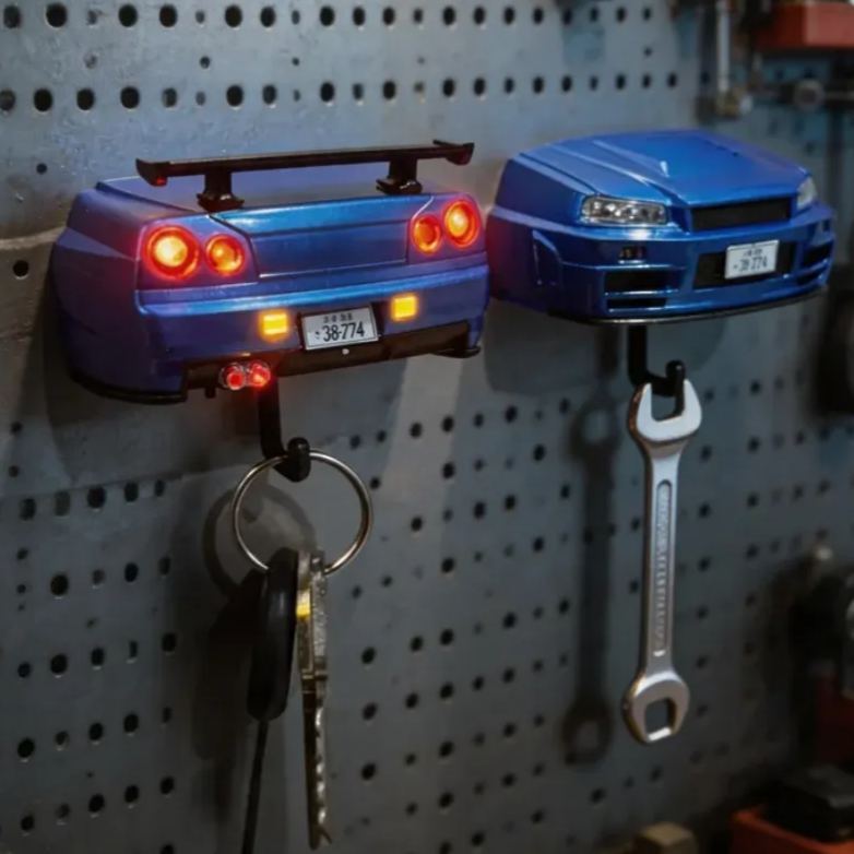 JDM Lconic Light Wall Mount Key Holder The Ultimate JDM Home Decor