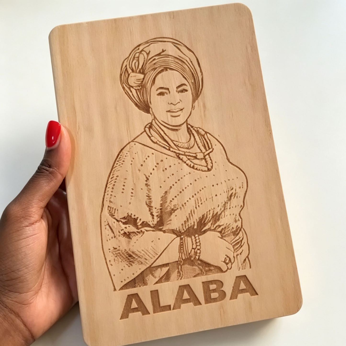 Custom Wooden Cover Notebook With Photo and Engraving Text For Your Love