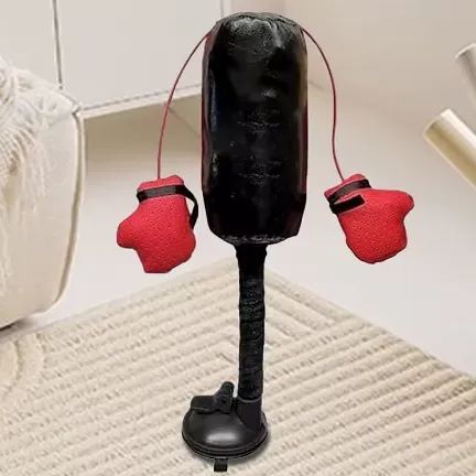Cat Boxing Toy Interactive Game Punching Bag With Gloves Creativity Mini Gym Stress Relief Home Portable Pet Dog Training Tools