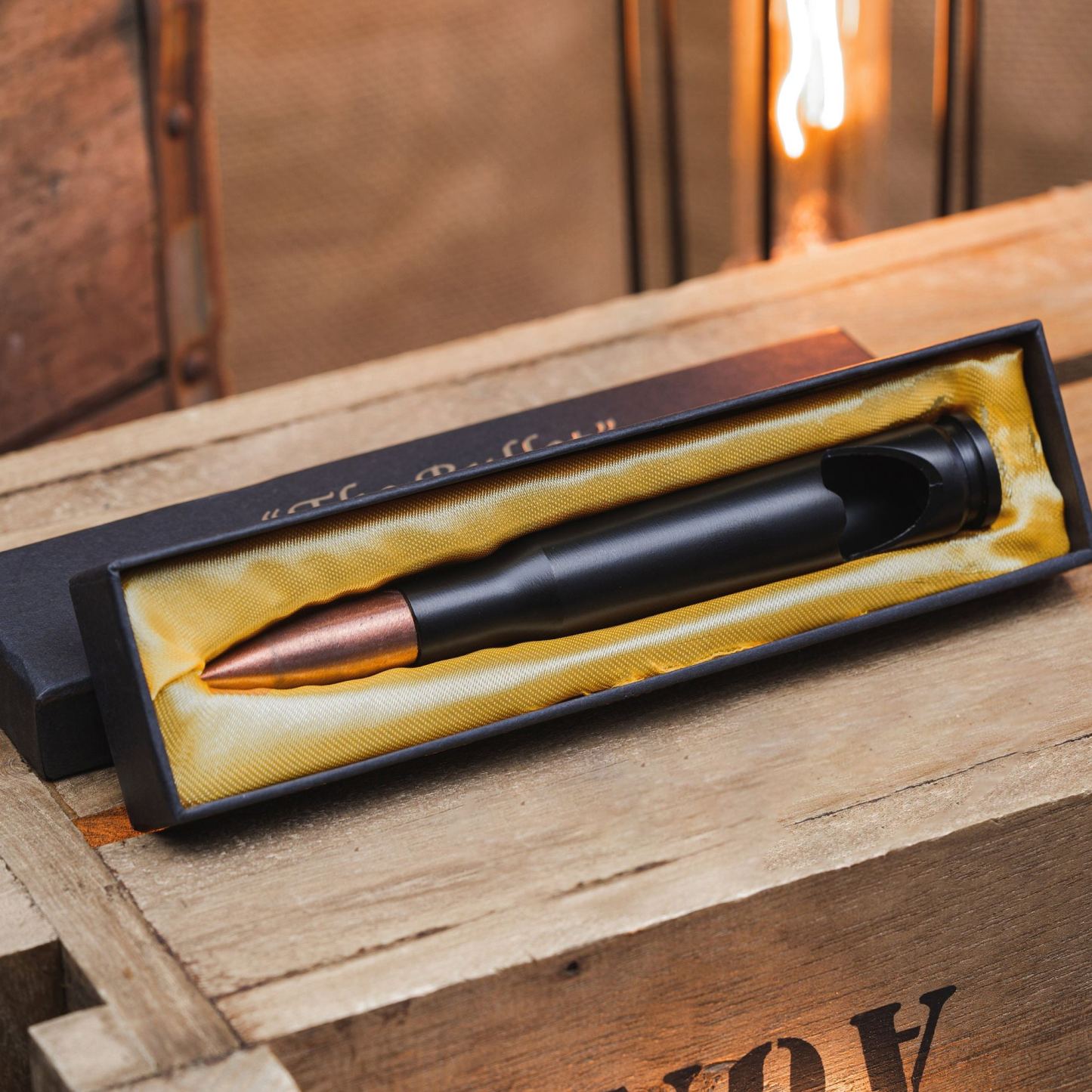 Personalized 50 Caliber Bottle Opener – Custom Engraved Bullet Gift for Men, Groomsmen & Beer Lovers