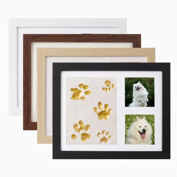 Personalized Pet Paw Print Keepsake Frame – A Cherished Memory of Your Beloved Pet