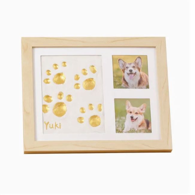 Personalized Pet Paw Print Keepsake Frame – A Cherished Memory of Your Beloved Pet