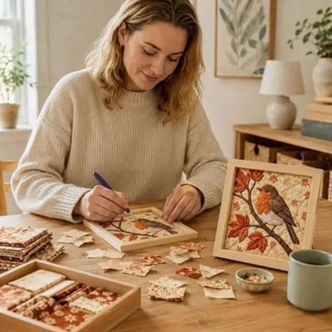 Christmas Fabric Art Painting Kit DIY-Christmas&Animal Series
