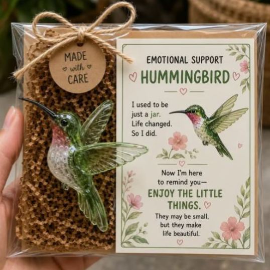 Emotional Sea Glass Support Animal Gift Set – A Meaningful Little Reminder That You Matter