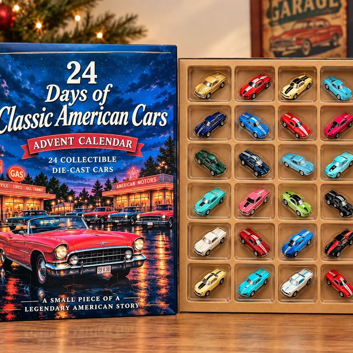 2026 Vehicle Advent Calendar Collection – 24 Days of Classic Machines, Trucks & Military Legends