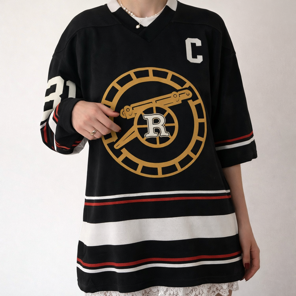 Personalized Hockey Jersey Shirt Custom Logo, Name & Number Sports Streetwear Fan Streetwear Shirt