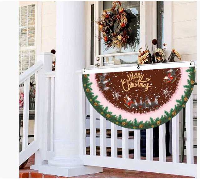 Snowman Fan Christmas Flag: Festive Holiday Banner