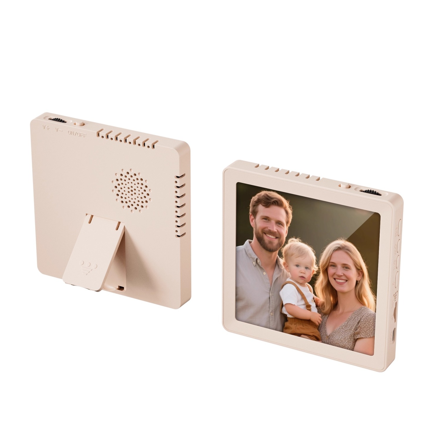 Upgrade Custom Music Fridge Magnets Personalized Photo Frame Can Play Songs And Adjust Volume Christmas Gifts