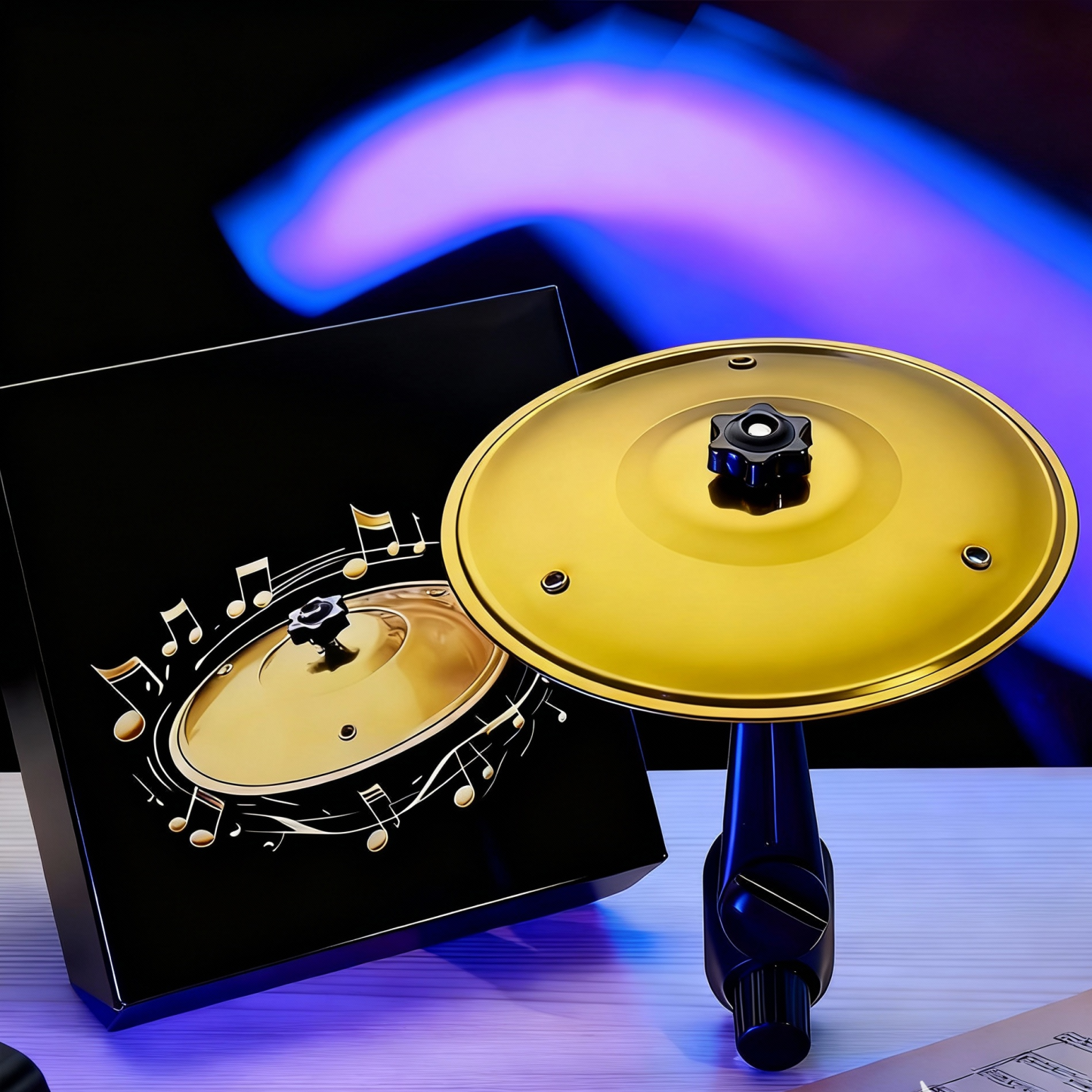 Mini Drum Cymbal Car Air Vent Clip | Funny Crash Cymbal Car Decor for Drummers, Music Lovers & Musicians Gift - Get Photo Blanket