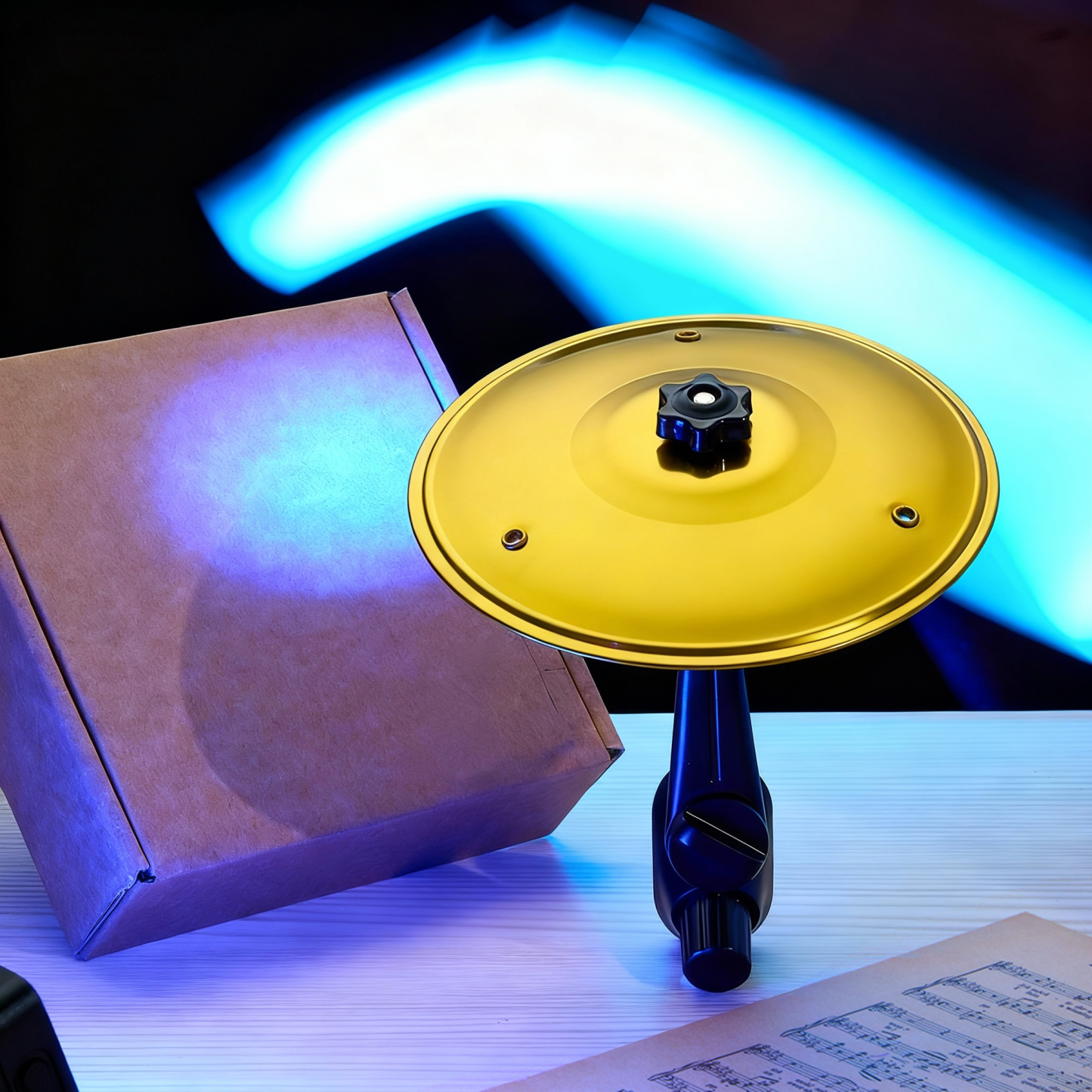 Mini Drum Cymbal Car Air Vent Clip | Funny Crash Cymbal Car Decor for Drummers, Music Lovers & Musicians Gift