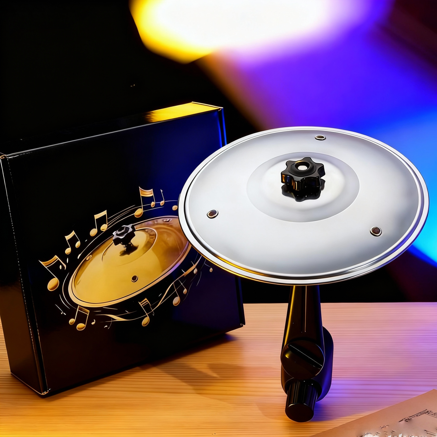 Mini Drum Cymbal Car Air Vent Clip | Funny Crash Cymbal Car Decor for Drummers, Music Lovers & Musicians Gift - Get Photo Blanket