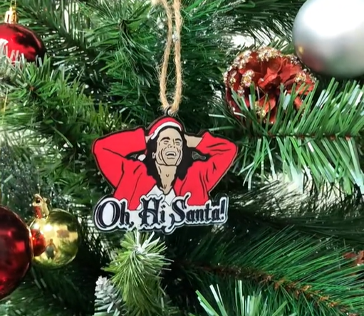 BETTY WHITE Christmas Ornament | Betty White Flipping the Bird | Funny Xmas Ornament | Funny Gift | White Elephant Gift | Golden Girls Gift