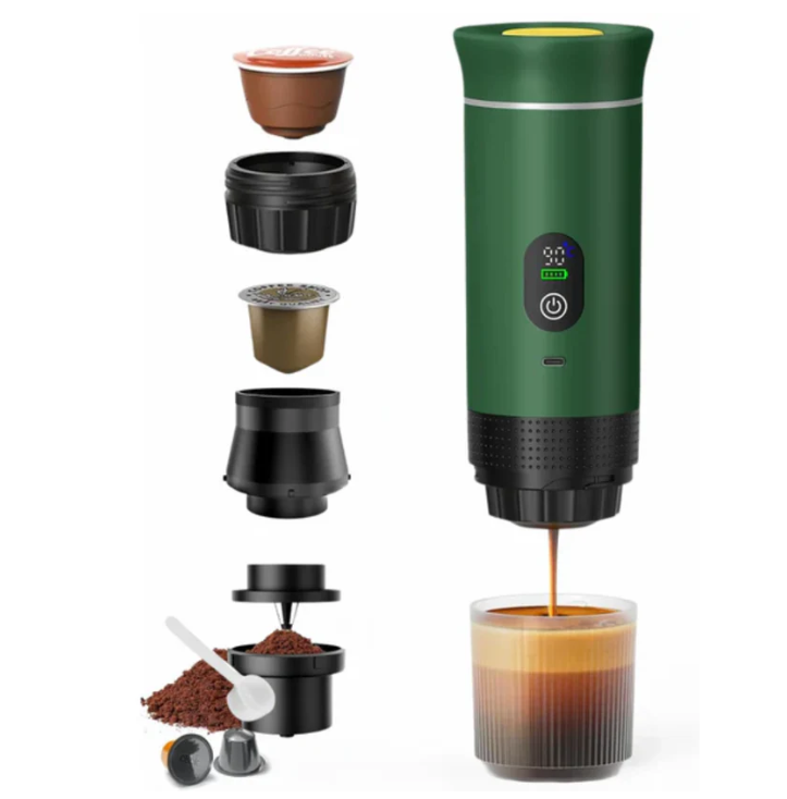 Portable Coffee Brewer Compact Travel Espresso Maker & Outdoor Coffee Kit