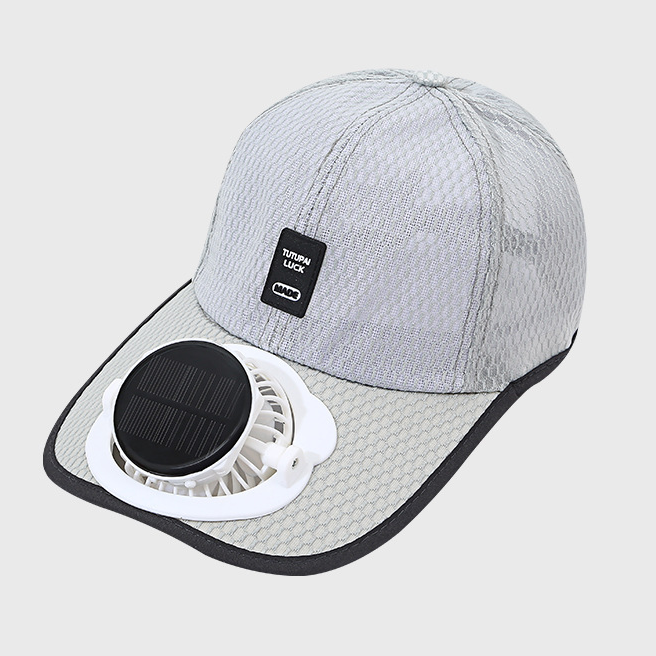 Solar Fan Cap,2026 Summer Breathable Mesh with Solar Charging Fan , Sun Protection Baseball Cap Golf Hat for Hiking,Travel