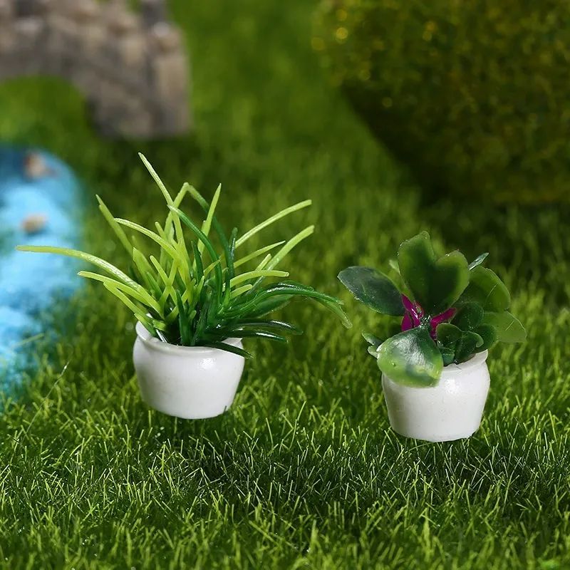 Artificial Mini Potted Plants Statue