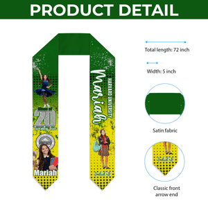 Custom Photo I Did It Congrats Graduation Stoles
