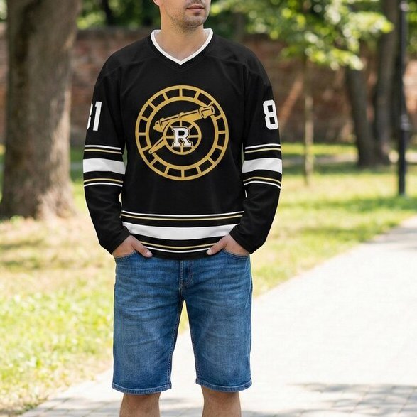 Personalized Hockey Jersey Shirt Custom Logo, Name & Number Sports Streetwear Fan Streetwear Shirt