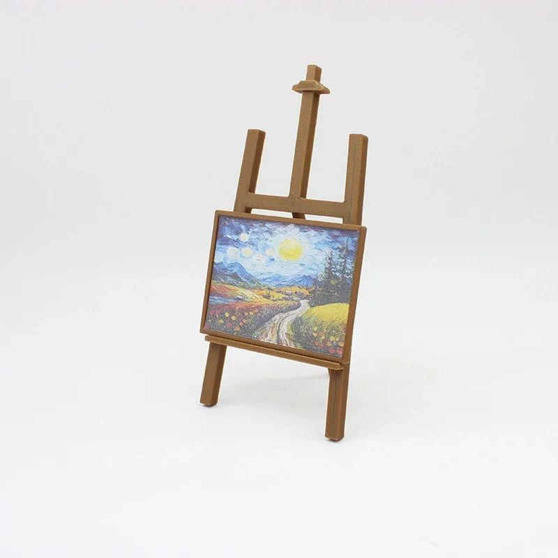 Dollhouse Painting Toys Model, Miniature