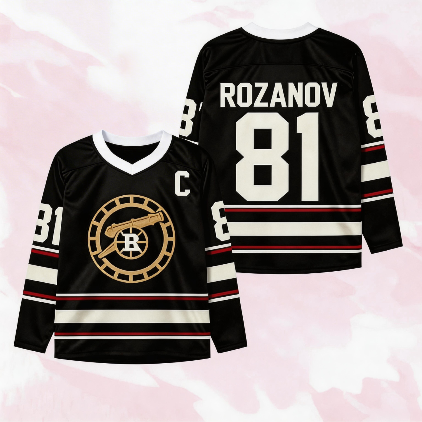 Personalized Hockey Jersey Shirt Custom Logo, Name & Number Sports Streetwear Fan Streetwear Shirt