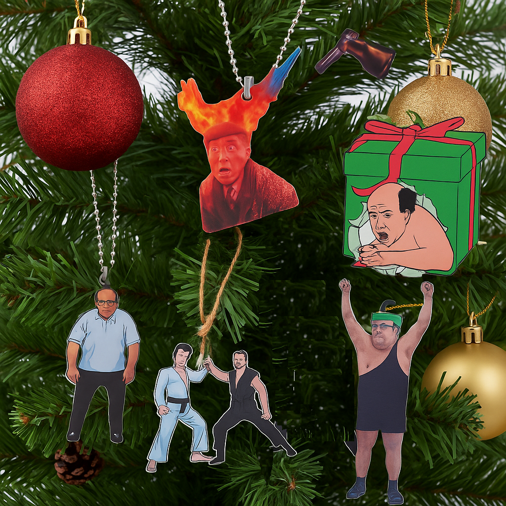 Hanging Frank Reynolds Keychain / Christmas Ornament  - It's Always Sunny in Philadelphia