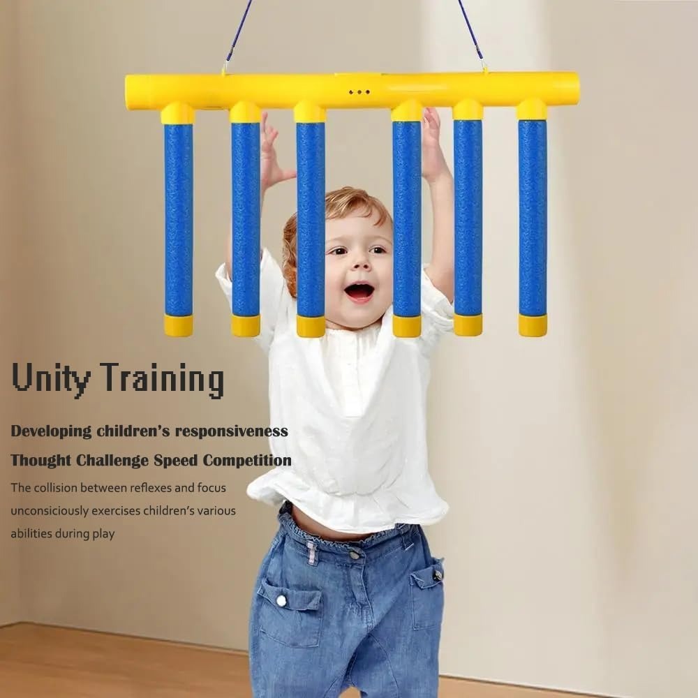 Upgrade Reflex Challenge Game - Drop The Stick, Catch All Drop Sticks Game, Hand Challenge, Hand Eye Coordination Reaction Training Toy, Adjustable Speed