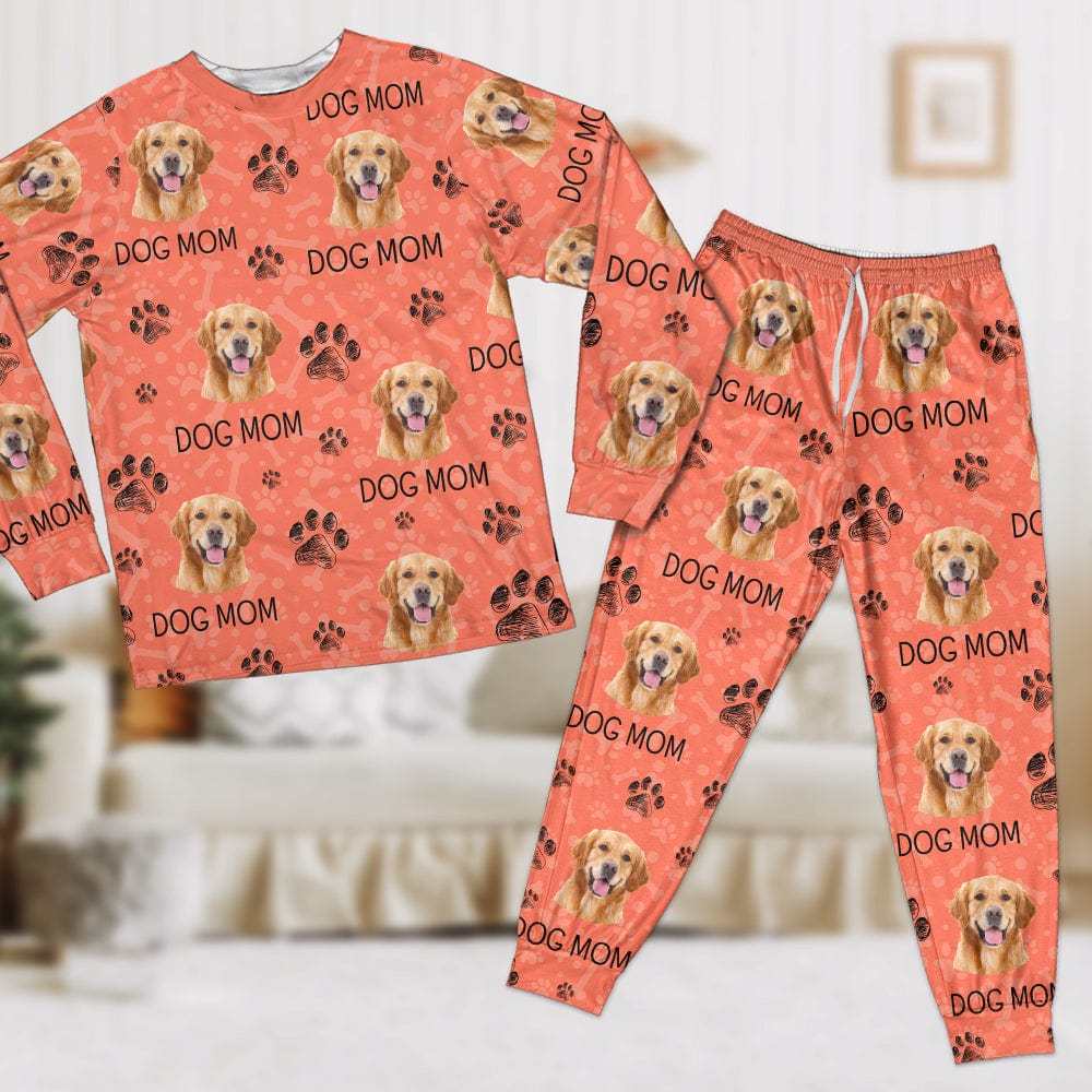 Custom Photo With Paw For Dog Lovers Sleepwear - Get Photo Blanket