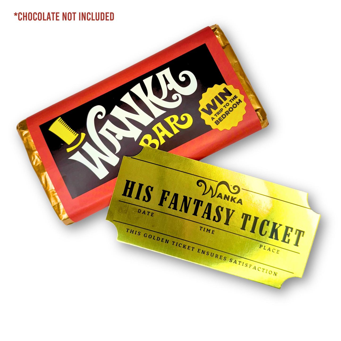 Custom Golden Ticket for Him Gift for Boyfriend, Gift for husband, Valentines Gift for man, funny gift, birthday gift for him - MyHawaiianShirts