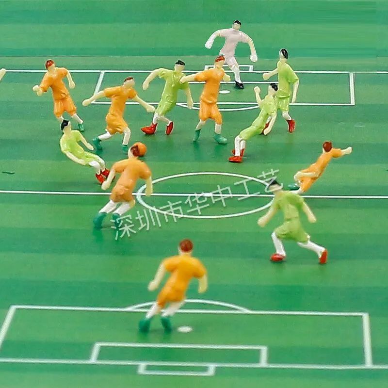 Namalu 14 Pcs 1: 25 Scale Miniature People Figurines Mini Architectural Plastic Small Dollhouse Figures Tiny Painted Model Train People for Projects Diorama Village (Mixed Color)