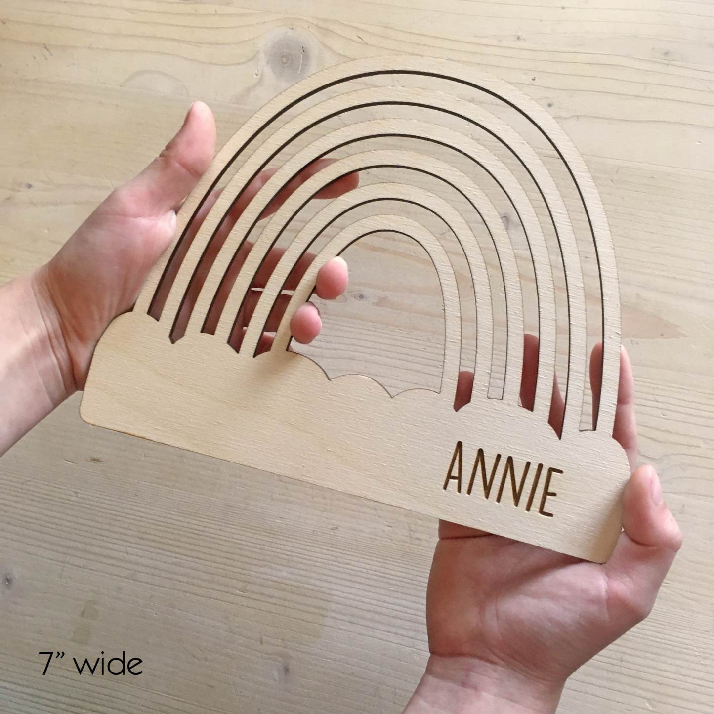 Personalized Rainbow Craft Kit - Yarn & Tool included