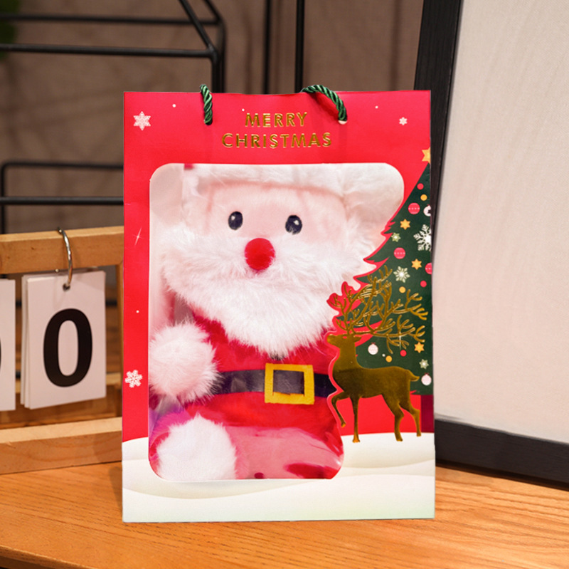 Santa Claus Plush Toys, Christmas Party Decorations, Christmas Birthday Gifts for Kids Soft Doll Toys