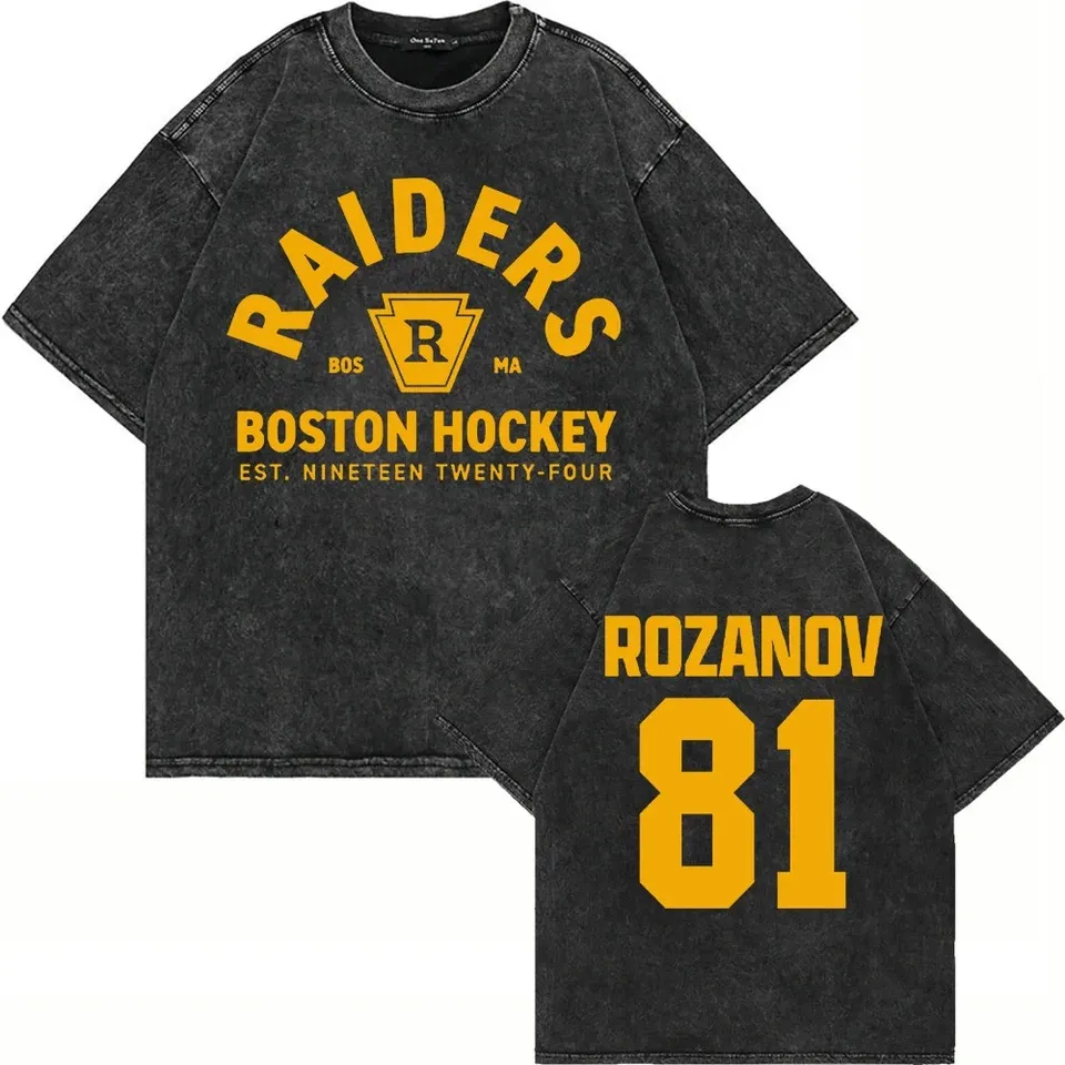 Vintage Comfort Colors Funny Washed Heated Rivalry Ilya Rozanov 81 Boston Raiders Hockey T-shirt/Sweatershirt/Hoodie