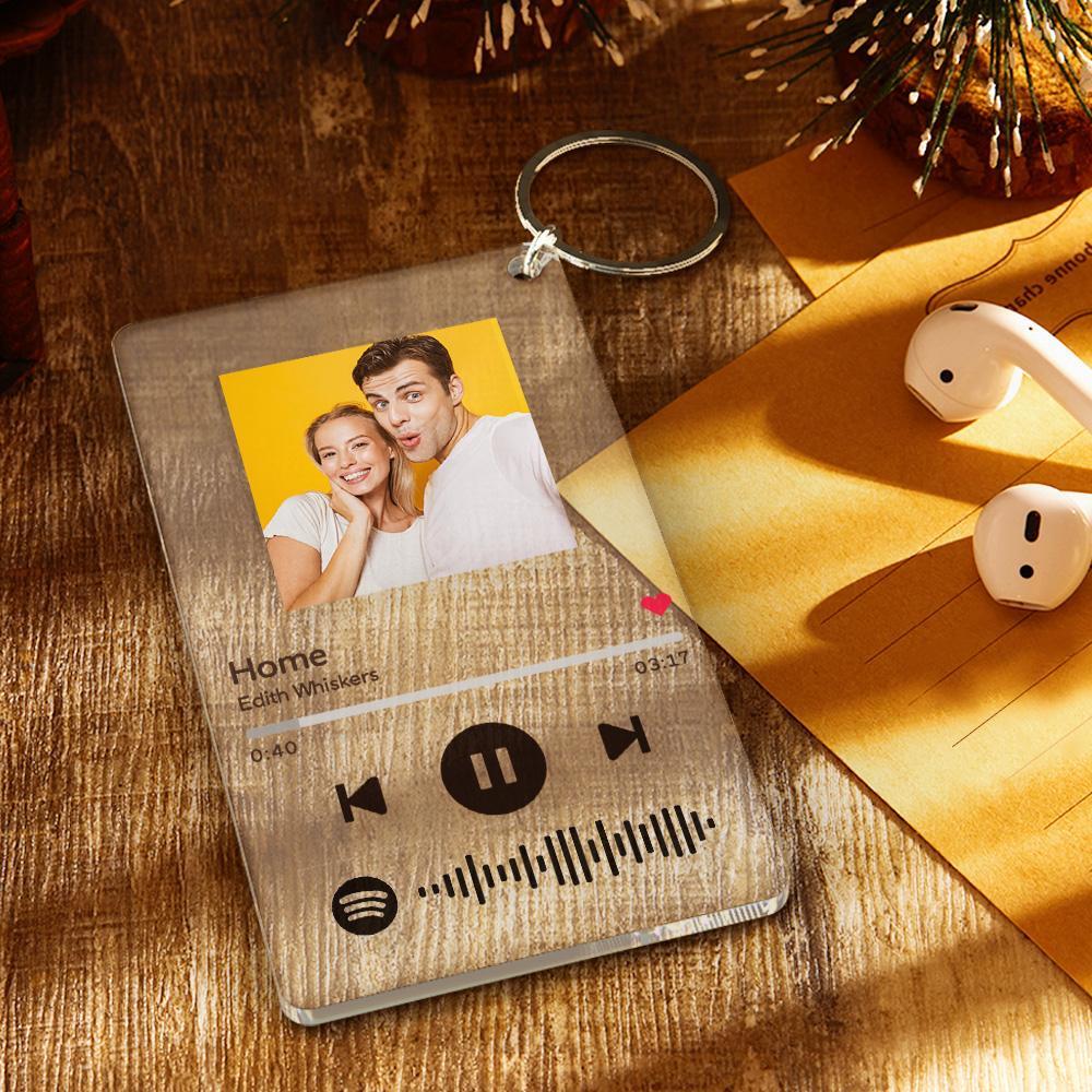 Scannable Spotify Music Code Acrylic Glass Music Decorative Plaque