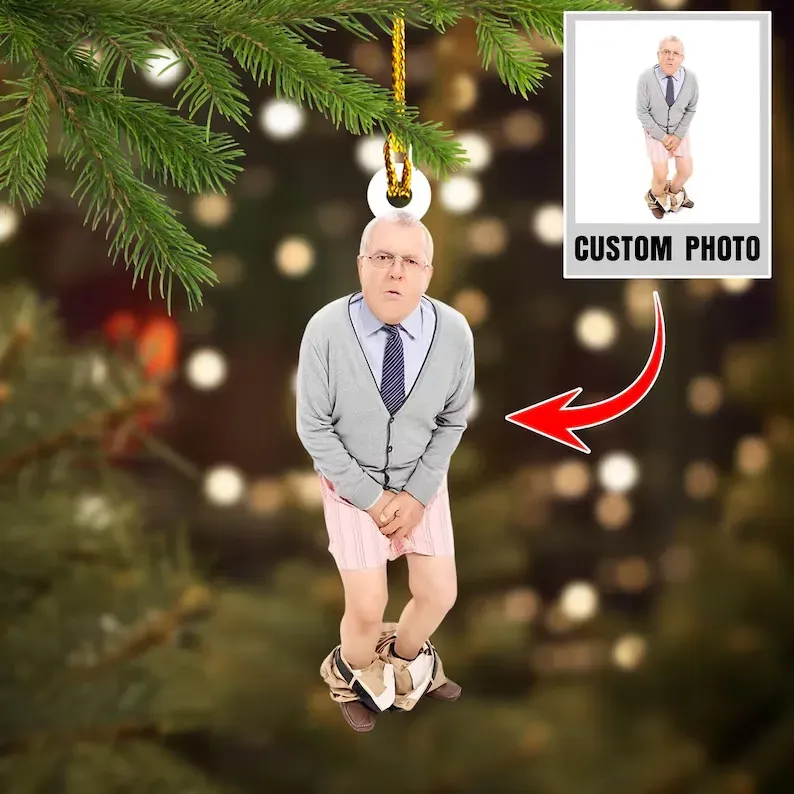 Hanging Frank Reynolds Keychain / Christmas Ornament  - It's Always Sunny in Philadelphia
