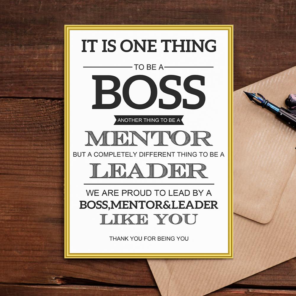 Boss's Day Geschenkkarte für Boss