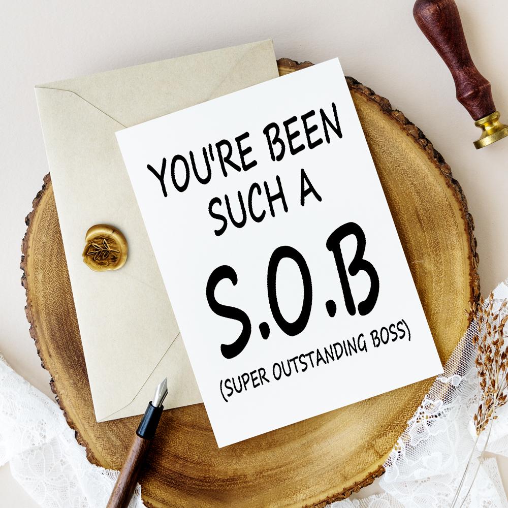 SUPER HERVORRAGENDE BOSS Geschenkkarten