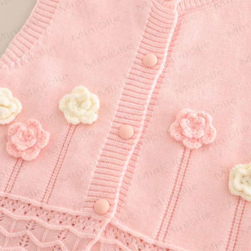 Baby Toddler Girl Flower Bow 3-piece Set - image 7