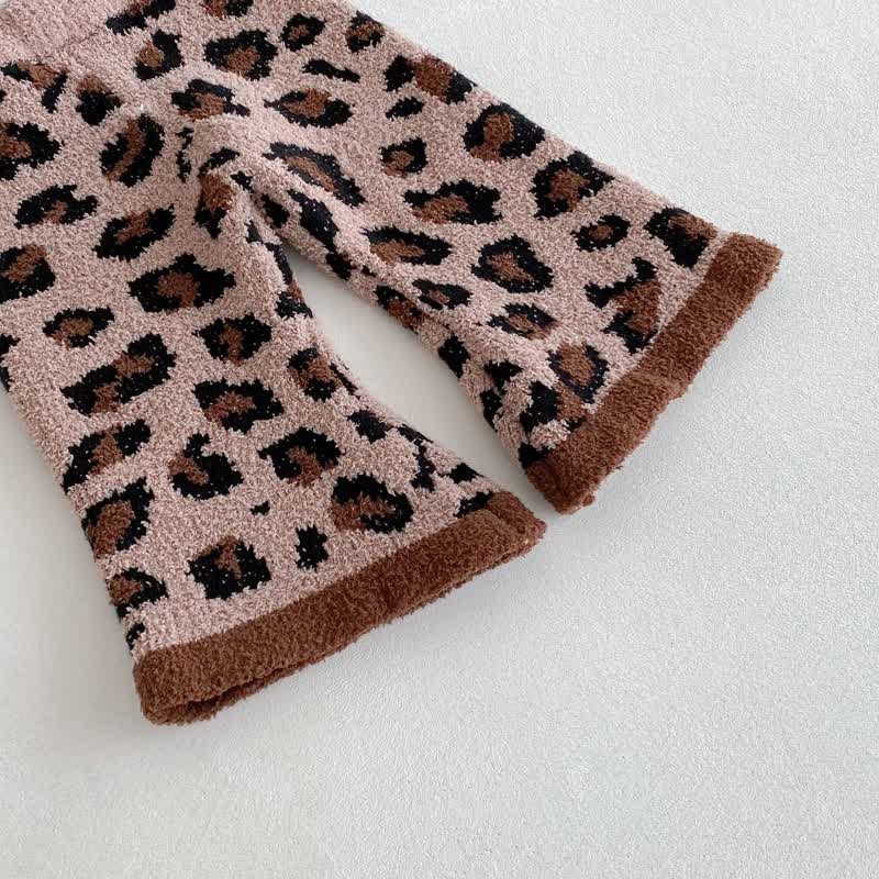 Baby Toddler Girls Leopard Cat Bow 2-piece Set - image 10