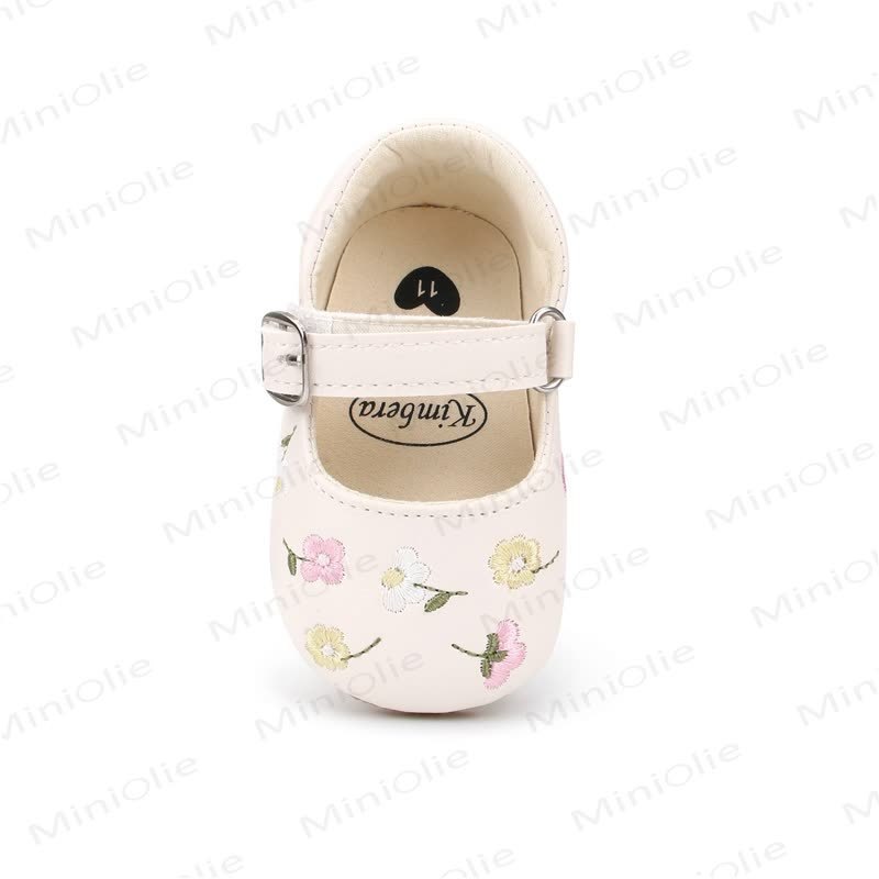 Baby Flower Embroidered Shoes - image 8