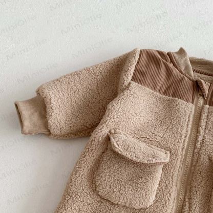  Baby Lamb Wool Warm Romper - image 5