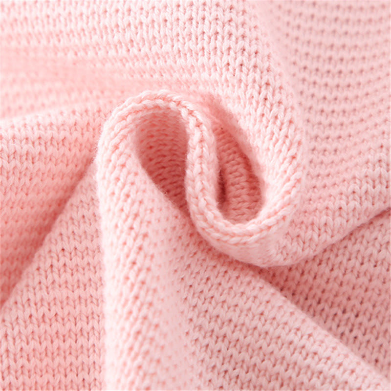  Baby Pink Floral Lace Collar Romper with Hat - image 9