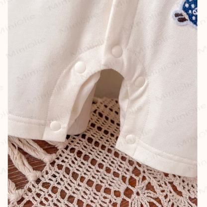 Baby Gentleman Puppy Patch Romper - image 11 - image 12