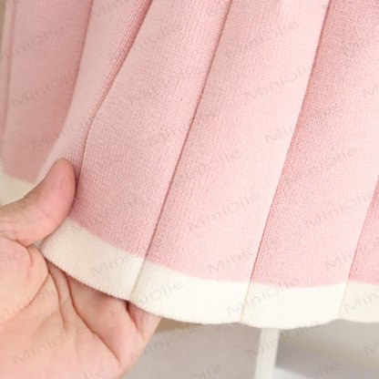 Toddler 2-Piece Knitted Jacquard Heart Set - image 13