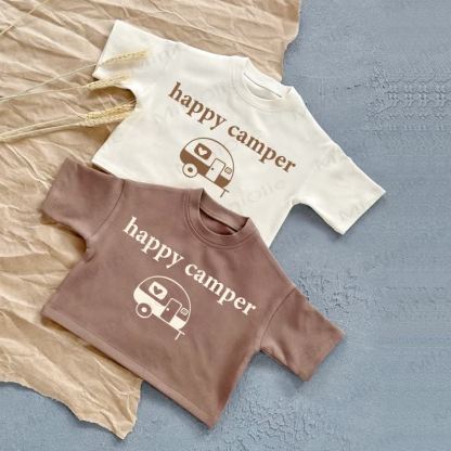 HAPPY CAMPER Baby Summer Casual T-Shirt - image 1