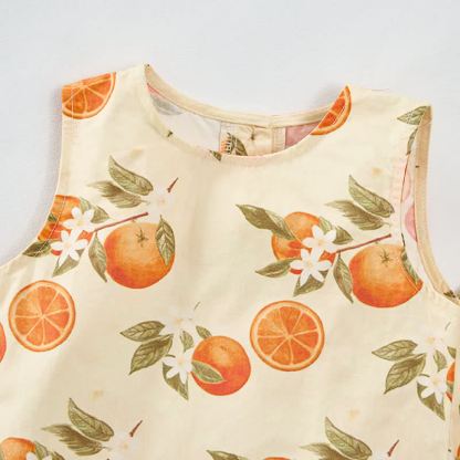 Baby Toddler Orange Sleeveless 2-piece Set - image 4