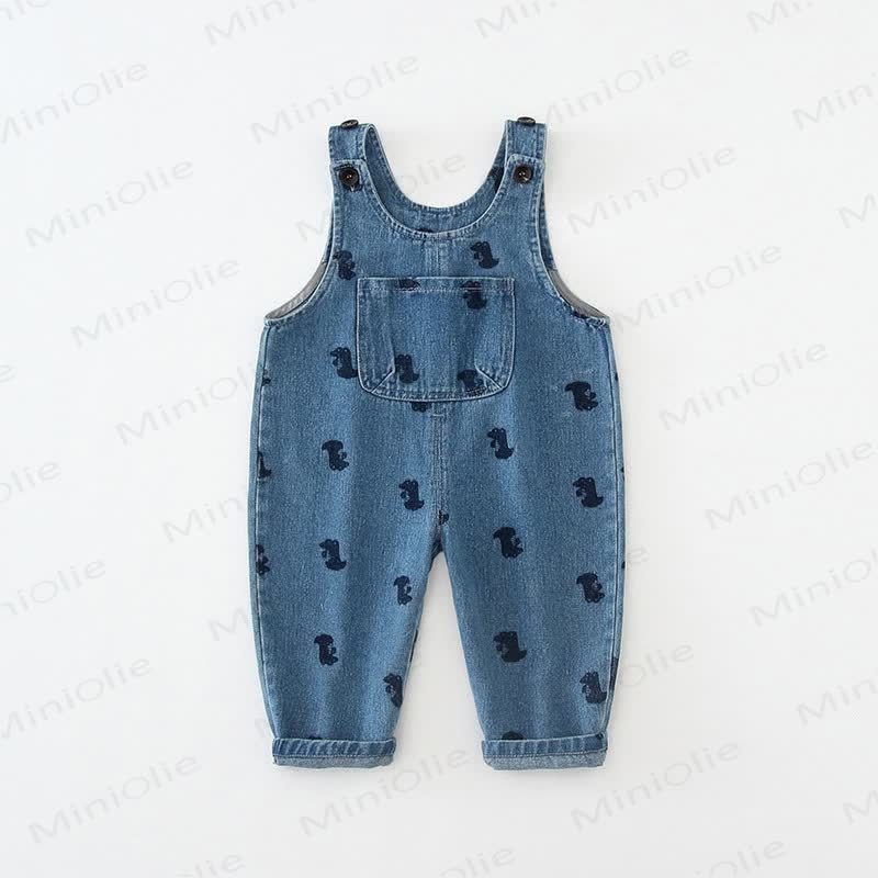 Toddler Dino Pocket Overalls - image 8