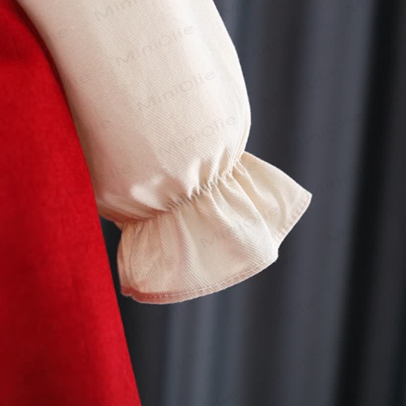 Baby Toddler Girl Bow Flying Sleeves Dress - image 10