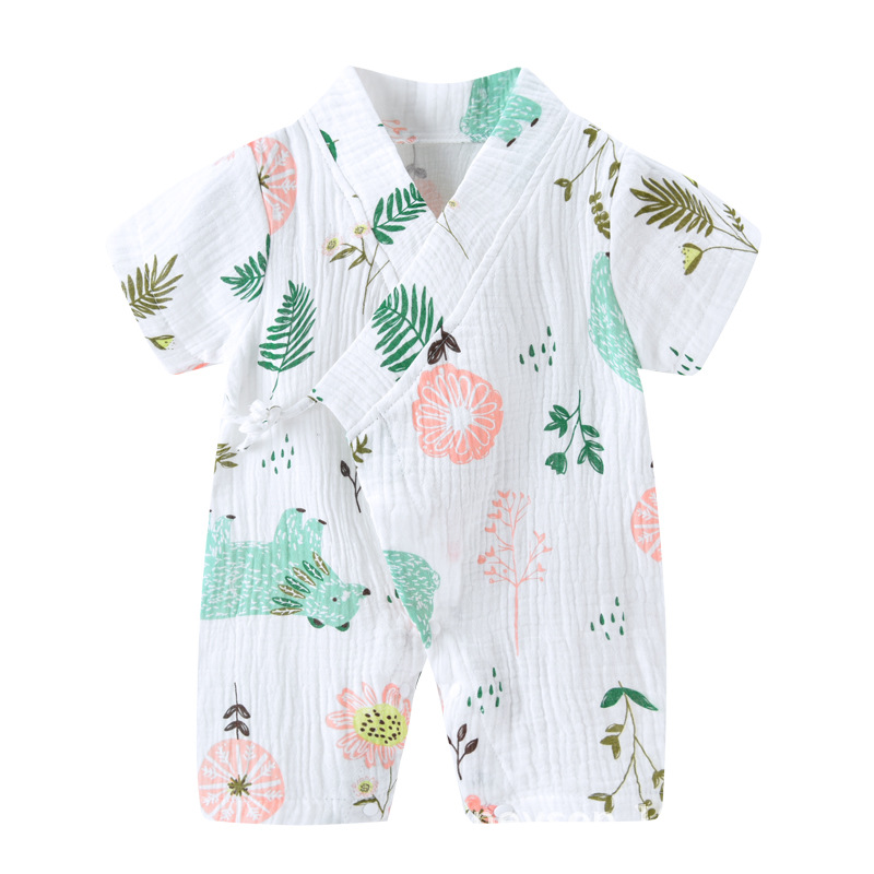 Baby Kimono Romper - White Bear - 18-24M - image 8